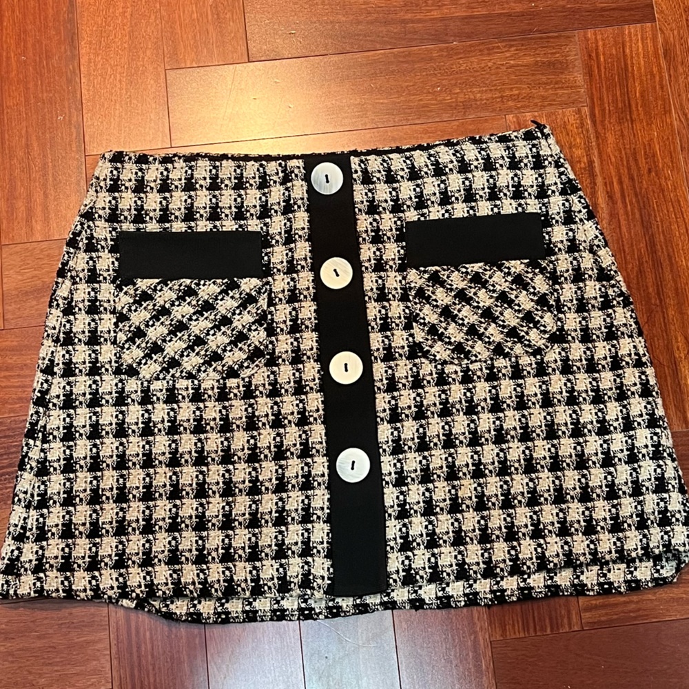 Zara mini knitted skirt